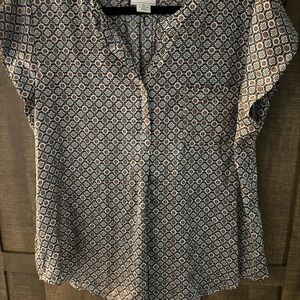 Liz Claiborne  Blue Women's Top size XL